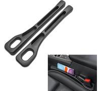 ZZHIOJNK 2 Pcs Car Seat Gap Filler for Ford Kuga 2005-2013 2014 2015 2016 2017 2018 2019 2020 2021 2022 2023 2024, Car Seat Side Gap Plug Organizer Dropping Things Interior Accessories,Black