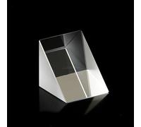 ZZHKVYUMH High Precision Optical Glass Triangular Prism 10x10x10mm - K9 Material for Light Deflection and Optical Experiments