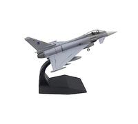 ZZHMBD Diecast Aeroplanes 1:100 For EF2000 Military Fighter Metal Aircraft Finished Model Simulation Desktop Display Decorations