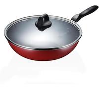 ZZHMBD Wok - Nonstick Wok Pan Forged Aluminum Stir Fry Pan with Scratch Resistant Coating from Dishwasher Safe-32cm(32cm)