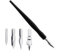 ZZHXSM 1Set Panel Line Decoration Pen Fine Line Ink Pen For Modeling Enthusiasts Calligraphy Model Painting Accessory 1 Pen Holder 5 Nib Types