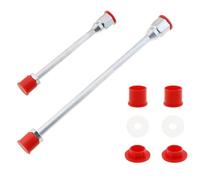 ZZHXSM 2-Piece Spray Gun Extension Rod Set with 2 Sizes of Extension Rods for Airless Spray Guns, Includes Red Protective Sleeves (12-inch and 7.8-inch)