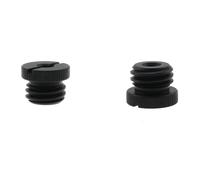 ZZHXSM 2PCS Black Levelling Tripod Head Aluminium Alloy Adaptor Screw 1/4 Inch Female to 5/8 Inch Male for Levelling to Tripod and L Tripod Bracket Threaded Interface Conversion
