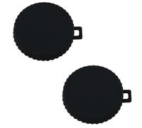 ZZHXSM 2PCS Lens Covers Sports Camera Silicone Lens Protector Camera Lens Shockproof Protective Cover Accessories 3.5x3.9x0.7cm Easy Snap On Installation Black