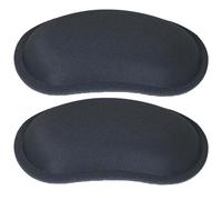 ZZHXSM 2PCS Memory Foam Soft Cloth Mouse Armrest Pad with Anti Slip Support Rubber Base 13.5x8cm Office Computer Desk Mouse Hand Rest Wrist Rest Black