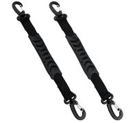 ZZHXSM 2PCS Plastic Roller Skate Double Hook Buckle 30 to 35cm Bag Accessory Carrying Handle Double Hook Quick Release Handle For Inline Skate Hook Accessory Roller Skates Ski Boots Hook Buckle Black