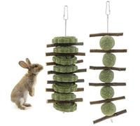 ZZHXSM 2PCS Rabbit Teething Sticks, Wooden Sticks for Animals to chew and Play with, improving Dental Health