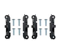ZZHXSM 4pcs CPU Fan Support Bracket with 8pcs Mounting Screws for AM4 Socket, Black