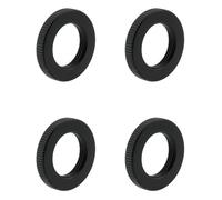 ZZHXSM 4PCS Knurled Microphone Stand Nut 25MM/1Inch Aluminium Microphone Screw Double Locking Nut Suitable for Photography and Recording and Video Production