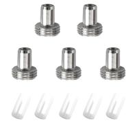 ZZHXSM 5 Sets Fiber Optic Cable Tester Accessories 5 7mm Ceramic Cores 5 Metal Nibs Red Light Pen Metal Nibs Pencil Red Light Source Repair Parts for Fiber Optic Visual Fault Locator