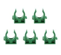 ZZHXSM 5PCS 20MM Green U Type Row Card Hot and Cold Water Pipe Fitting Pipe Clamp Fixed Card Suitable for Water Pipe Plastic Pipe Fuel Hose and Gas Pipe
