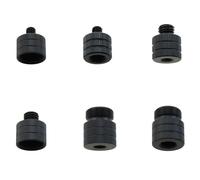 ZZHXSM 6-Piece Microphone Stand Adapter Set Black Aluminum Alloy Camera Stand Adapter Microphone Screw Adapter Microphone Thread Adapter Compatible with All Types of Tripod Microphone Camera Stands