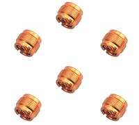 ZZHXSM 6PCS Gold Microphone Holder 5/8 to 3/8 Threaded Adapter Head Microphone Accessory Stand Sound Screws For Head Camera Tripod Base Conversion Shock Mount Device