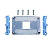 ZZHXSM AM4 Backplane CPU Heatsink Bracket Motherboard CPU Fan Cooling Mounting Sheet Plate Mount on Motherboard for AM4 Only, Blue