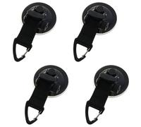 ZZHXSM Heavy-Duty Car Camping Suction Cup Anchor, 4-Pack Strong Camping Tarp Accessories with Safety Hook