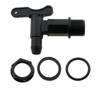 ZZHXSM PE Bucket Faucet Black Plastic 5 Gallon Jug Faucet with 3/4 Inch EPDM Gasket Suitable for Industrial Bucket and Household Storage Container