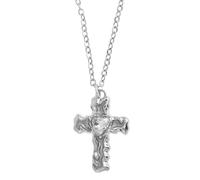 ZZHYGM Infinity 925 Sterling Silver for Women Girls, Shiny CZ Religious A Faith Necklace with Heart and Cross, Catholic