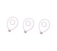 ZZHYGM Sets Children's Set Necklaces Ages Kids Colorful Necklace Costume Jewelry for Girls 4A6 Pendant Plastic Little Girl Toddler jewellery
