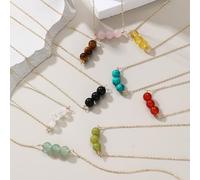 ZZHYGM women's jewelry Gold Plated Handmade Natural Crystal Healing | Black Tourmaline, Moonstone, Turquoise, Peridot, Carnelian, Citrine, Rose Quartz, Green Aventurine Pendants jewlery