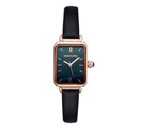 ZZJDBF Women's Simple Retro Classic Watch, Rectangular Dial Leatherette Stainless Steel Strap, Pointer Type Watch, Easy Reader Watch Womens Accessories for Ladies Maiden (Color : B)