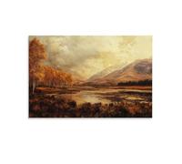 ZZJFFBSS Landscape Autumn Whispers in The Scottish Highlands Wall Art Mural Modern Decoration Hanging Art Poster 16x24inch(40x60cm)