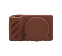 ZZjingli Camera Accessories For Ricoh GR III Soft Silicone Protective Case(Coffee)(Green)(Mist Pink) etc(Coffee)