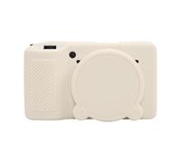ZZjingli Camera Accessories For Ricoh GR III Soft Silicone Protective Case(Coffee)(Green)(Mist Pink) etc(White)