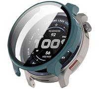 ZZjingli For Amazfit Balance 2 Tempered Film Integrated PC Watch Protective Case(Black)(Ink Blue)(Green) etc(Green)