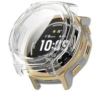 ZZjingli For Amazfit T-Rex 3 Pro 44mm Tempered Film Integrated PC Watch Protective Cover(Blue)(Pink)(Green) etc(Transparent)