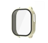 ZZjingli For Cosmo JrTrack 5 Tempered Glass Film Integrated PC Watch Protective Cover(Ivory White)