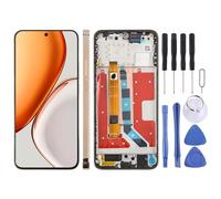 ZZjingli For Honor X9d LCD Screen Digitizer Full Assembly with Frame(Gold)
