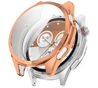 ZZjingli For Huawei Watch GT6 46mm Electroplated TPU Full Coverage Watch Protective Cover(Silver)(Transparent)(Light Gold) etc(Rose Gold)