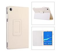 ZZjingli For Lenovo Tab M8 4th Gen Litchi Texture Leather Tablet Case(Rose Red)(Purple)(Green) etc (Color : White)