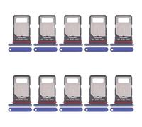 ZZjingli For Motorola Edge 60 Pro 10pcs SIM Card Tray + SIM Card Tray(Purple)(Blue)(Green)(Blue)