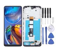 ZZjingli For Motorola Moto E32 OEM LCD Screen Digitizer Full Assembly with Frame(Color1)