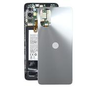 ZZjingli For Motorola Moto E32s Battery Back Cover(Silver)(Grey)(Silver)