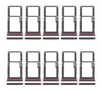 ZZjingli For Motorola Moto G56 10pcs SIM Card Tray + Micro SD Card Tray(Green)(Black)(Green)