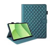 ZZjingli For OPPO Pad SE 11 inch Rhombus Lattice Leather Tablet Case(Red)(Rose Gold)(Purple) etc(Dark Green)