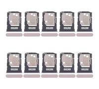 ZZjingli For OPPO Reno12 Pro CPH2629 10pcs SIM Card Tray + SIM Card Tray/Micro SD Card Tray(Silver)(Pink)(Black)(Pink)