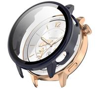 ZZjingli For OPPO Watch X2 Mini Tempered Film Integrated PC Watch Protective Case(Black)(Ink Blue)(Pine Green) etc(Ink Blue)