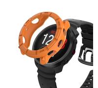 ZZjingli For Polar Vantage M3 Half Coverage Hollow TPU Armor Watch Protective Case(Orange)(Army Green)(Black) etc(Orange)