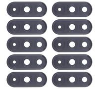 ZZjingli For Samsung Galaxy A36 SM-A366B 10pcs Rear Camera Lens Cover(Black)