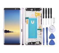 ZZjingli For Samsung Galaxy Note 8 SM-N950F 6.25 inch TFT LCD Screen Digitizer Full Assembly with Frame(Purple)