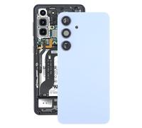 ZZjingli For Samsung Galaxy S24 SM-S921B OEM Battery Back Cover with Camera Lens Cover(Grey)(Blue)(Light Purple) etc(Blue)