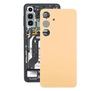 ZZjingli For Samsung Galaxy S24 SM-S921B OEM Battery Back Cover(Yellow)(Purple)(Light Purple) etc(Yellow)
