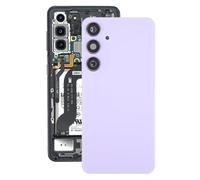 ZZjingli For Samsung Galaxy S24+ SM-S926B OEM Battery Back Cover with Camera Lens Cover(Grey)(Blue)(Light Purple) etc(Light Purple)