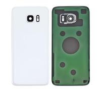 ZZjingli For Samsung Galaxy S7 SM-G930F Battery Back Cover with Camera Lens Cover(White)(Silver)(Rose Gold) etc(White)