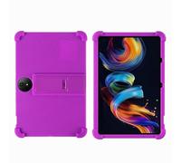 ZZjingli For TCL NXTPAPER 11 Plus Shockproof Silicone Case Tablet Protective Cover With Holder(Black)(Red)(Rose Red) etc(Purple)