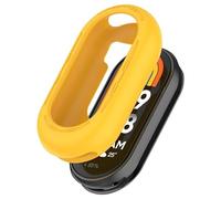 ZZjingli For Xiaomi Mi Band 8 Pure Color Silicone Watch Protective Case(Yellow)
