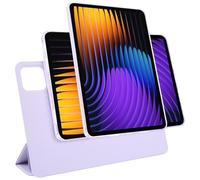 ZZjingli For Xiaomi Pad 7/7 Pro Trifold Magnetic Split Acrylic Leather Tablet Case(Ice Blue)(Pink)(Black) etc(Taro Purple)